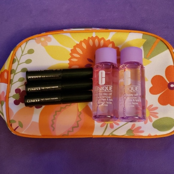 Clinique Other - Clinique Mascara & Remover travel size + bag